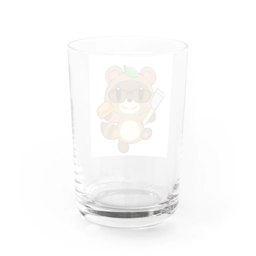 #Psleathergibierのシカ革ぽんた Water Glass :back