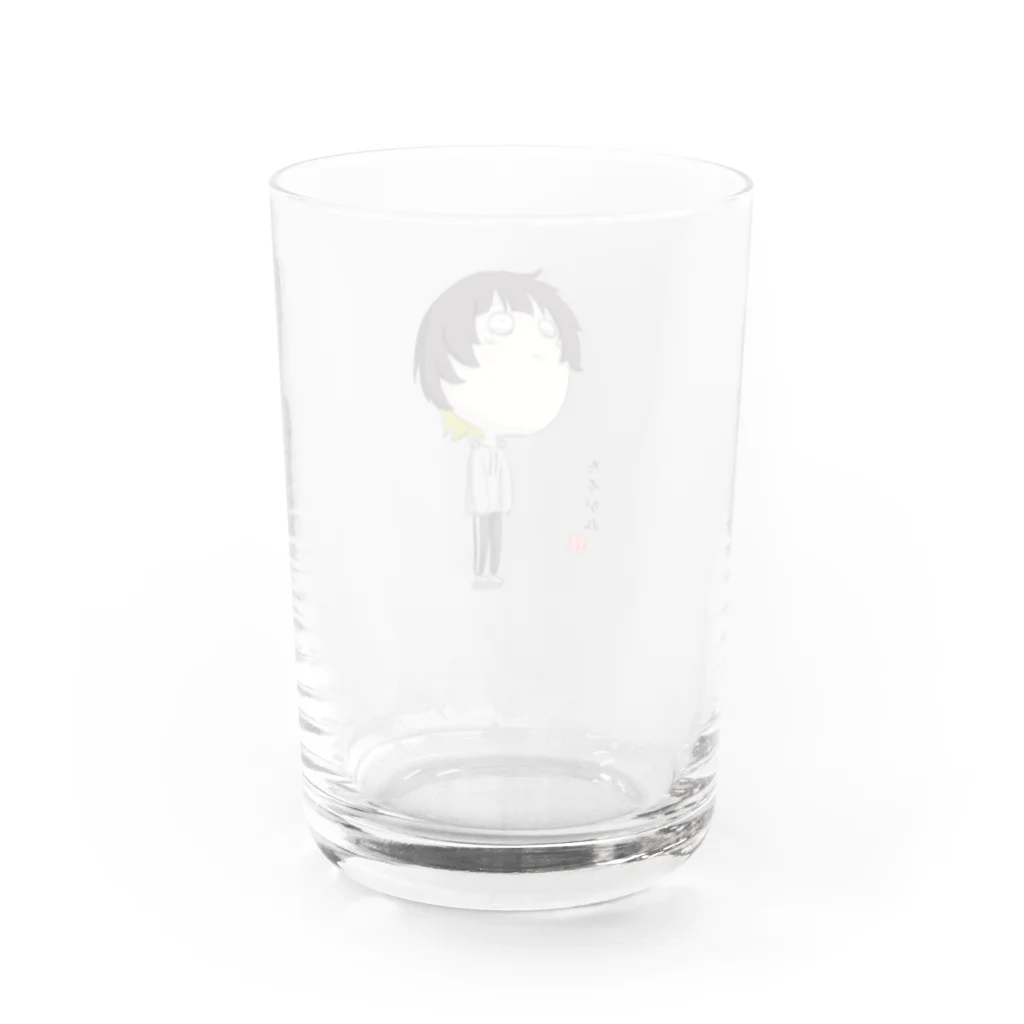 前向きp/むーくんのまえむきたそがれグッズ Water Glass :back