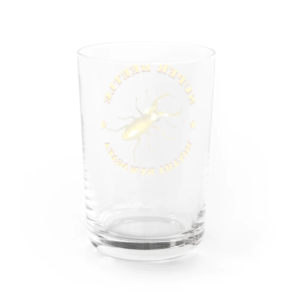 shikisai02sのsuper beetle _ miyama kuwagata Water Glass :back