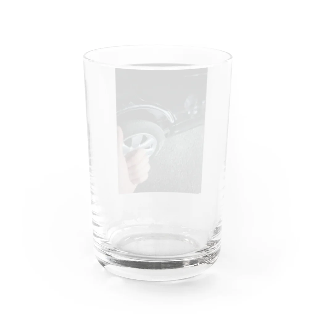 レジェンド呼子屋 SUZURI駅前店の初コスり記念グッズ Water Glass :back