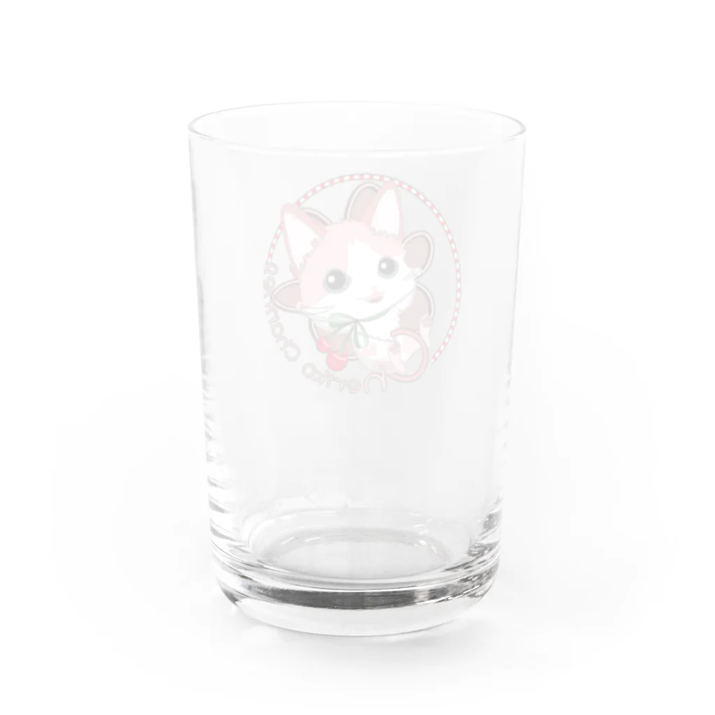 ちぇりにゃんのちぇりにゃん Water Glass :back