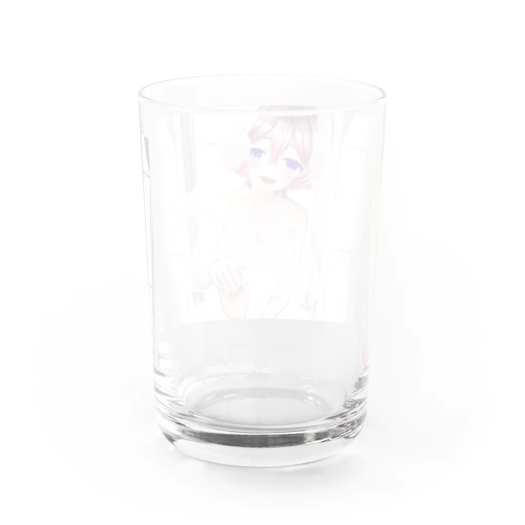 かしわしゃん🐔🍶のウェディングかしわ Water Glass :back
