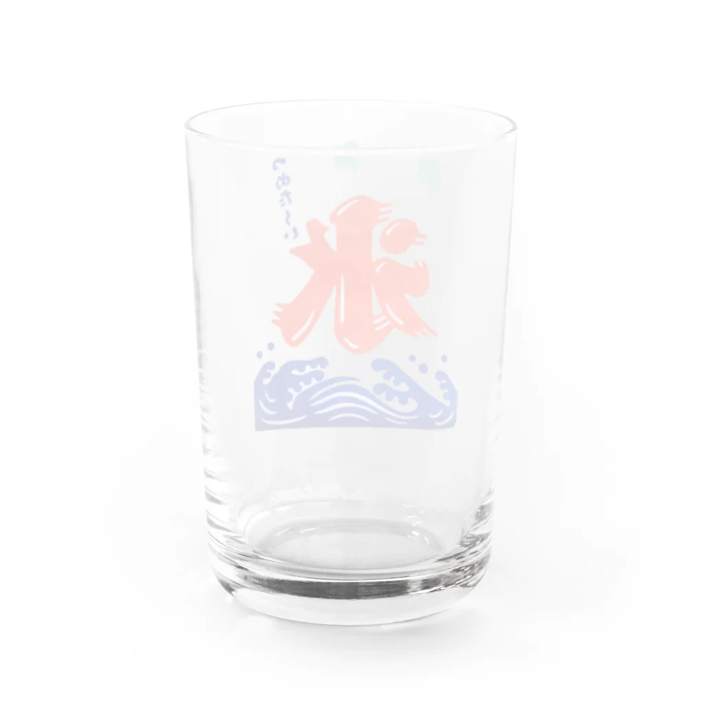 たまごシスターズのかき氷 Water Glass :back