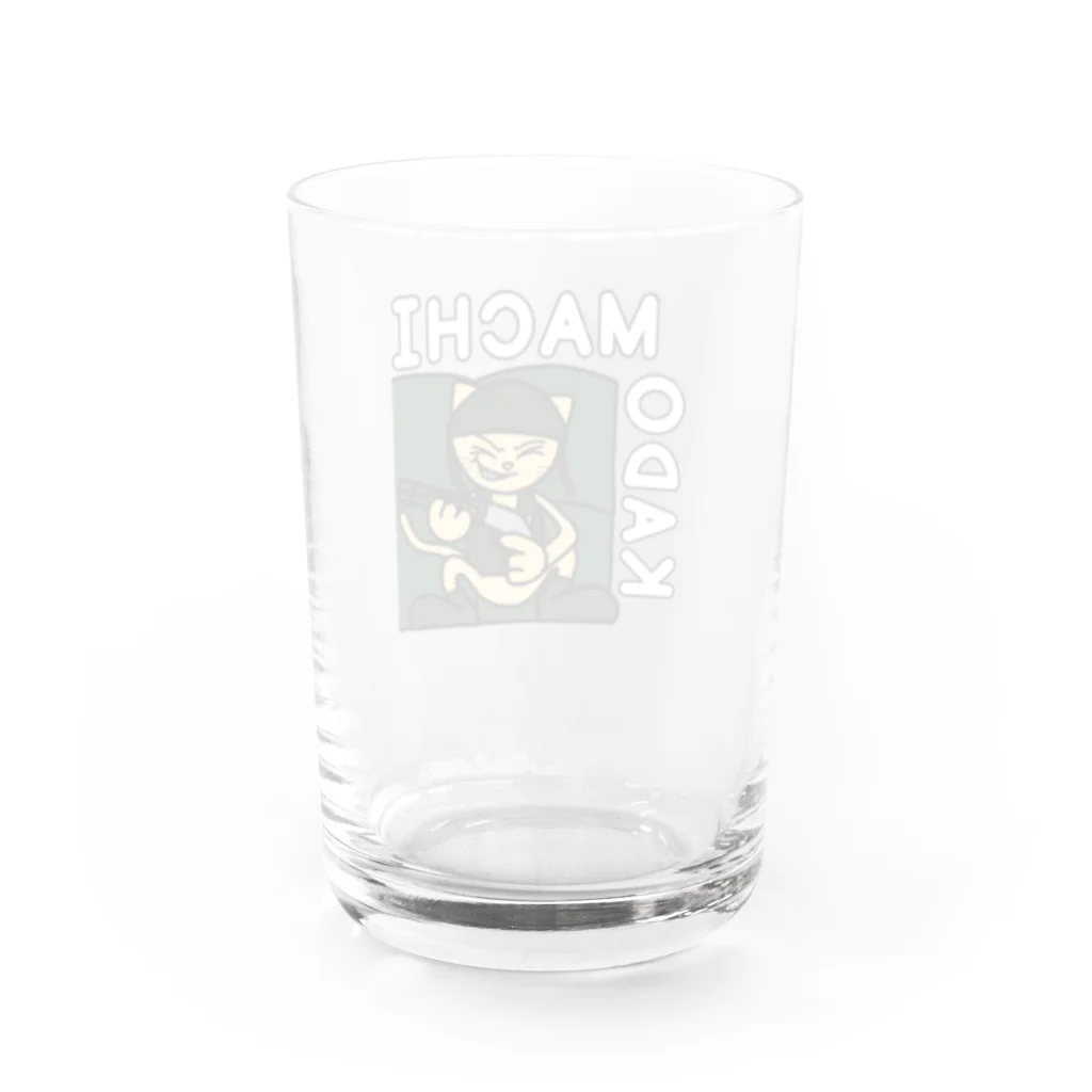 大葉屋のカドマチ　(カラー) Water Glass :back