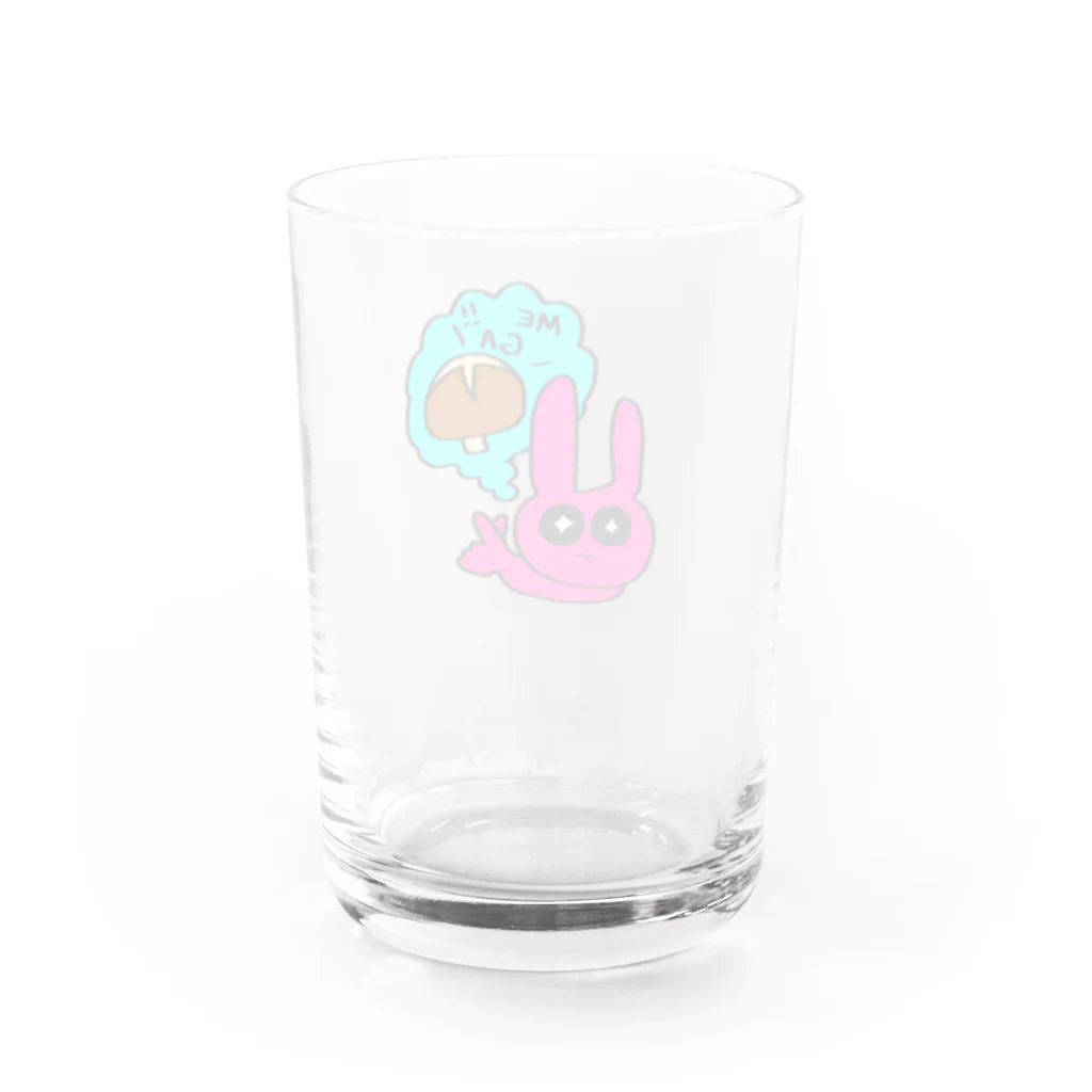 あまの川.jpの目がMEGAシイタケ Water Glass :back