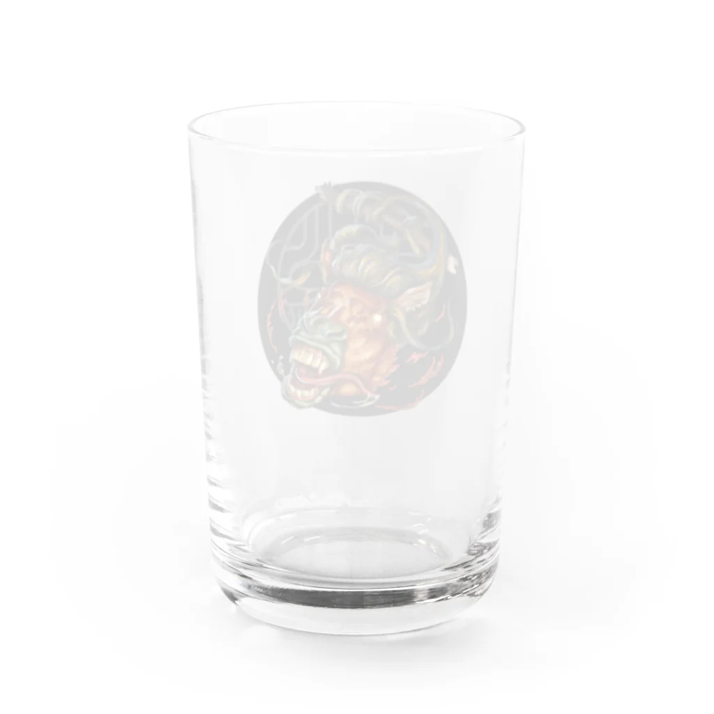 NAMI★HANA屋の日本の妖怪_さがり Water Glass :back