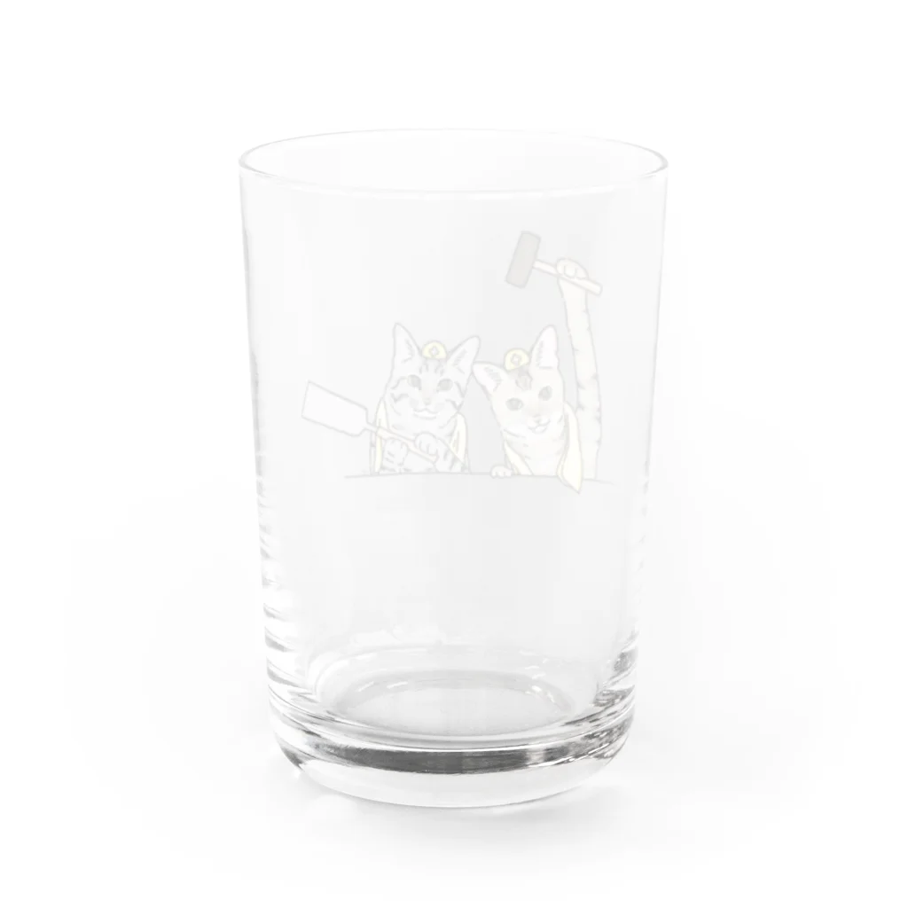 すもも はるかのかんつちゃん&ちゃとちゃん Water Glass :back