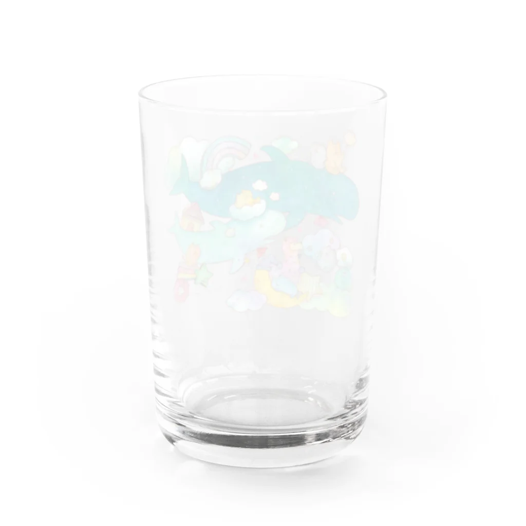 NONKI NIKKIのオキゴンドウの夢 Water Glass :back