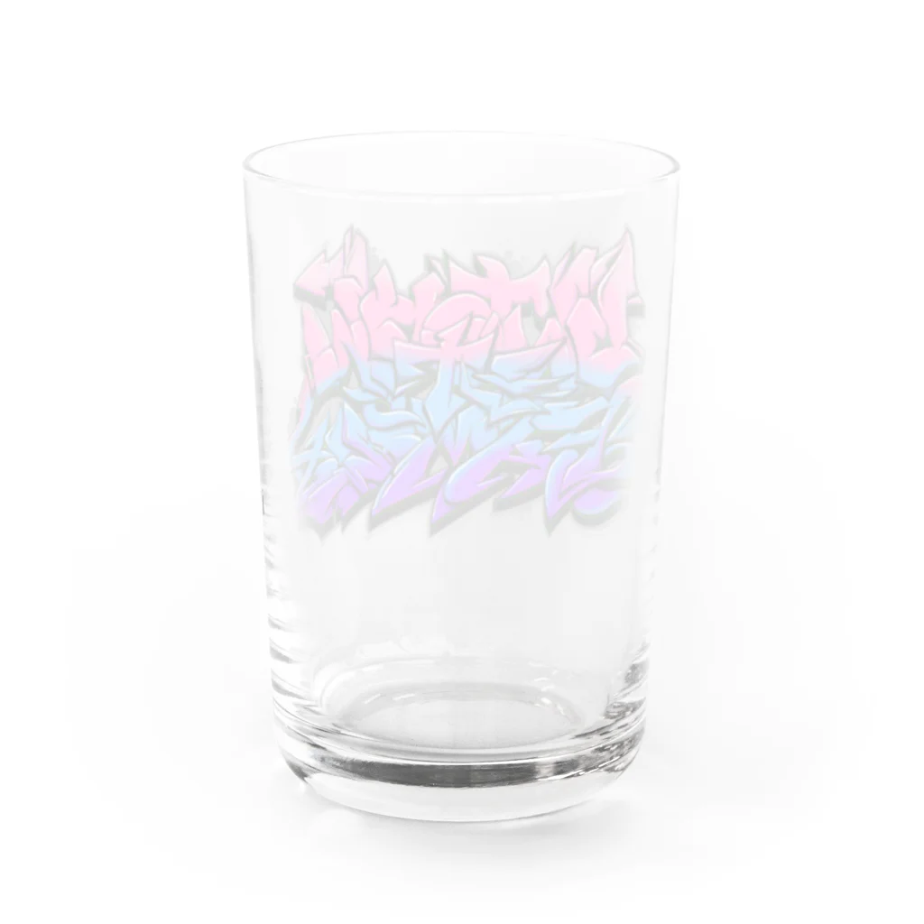 しんちゃん汁ファミリーのしんちゃん汁ファミリー Water Glass :back