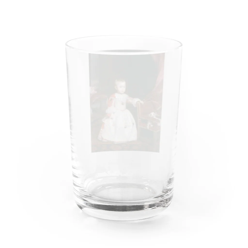 世界美術商店の皇太子フェリペ・プロスぺロの肖像 / Portrait of Prince Philip Prospero Water Glass :back