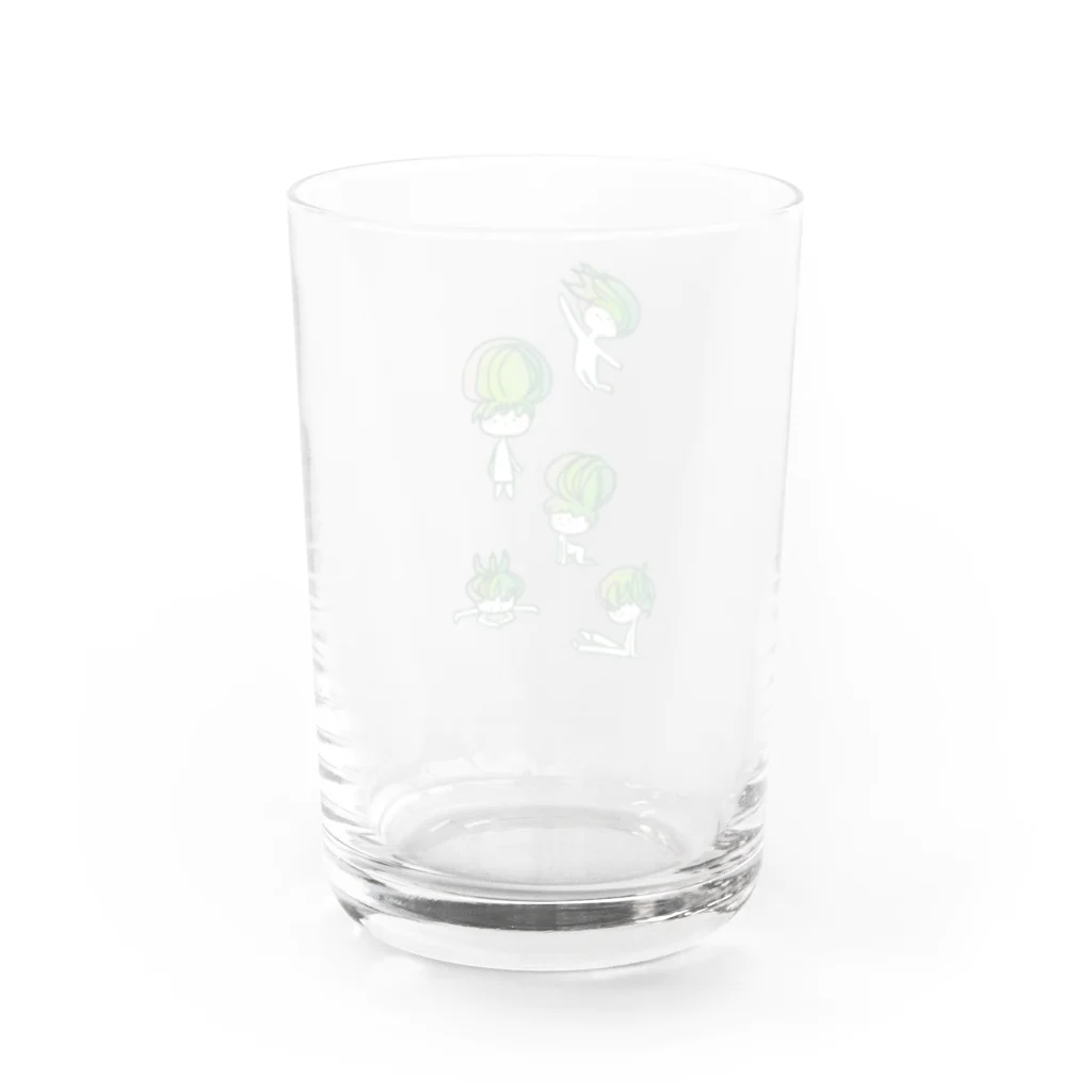 Tバック男爵のキャベツの小人 Water Glass :back