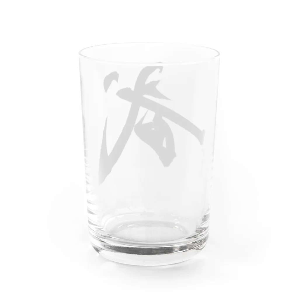 cloud-starの【筆文字・書道】武(Martial arts) Water Glass :back