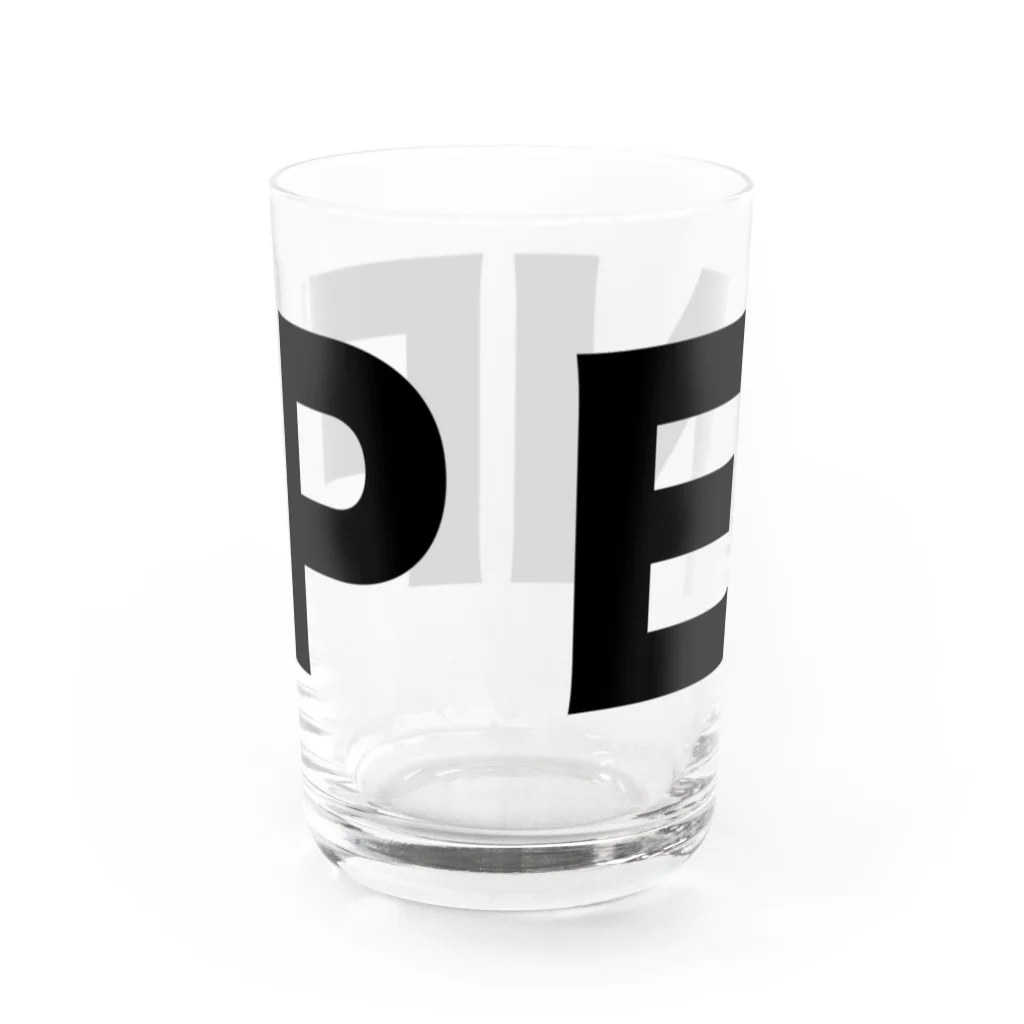 知らんけどストアの知らんけどアイテム_ENFP 広報運動家 Water Glass :back