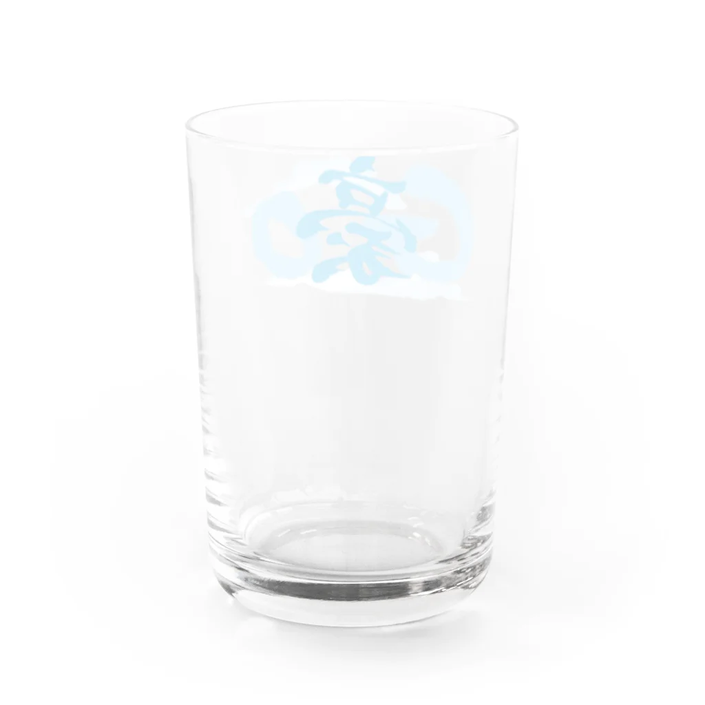 sugimocoのGO!!白雲 Water Glass :back