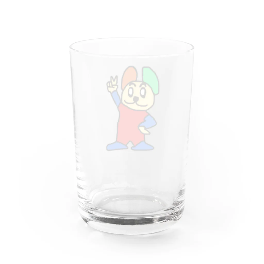 たざ美ちゃんずのマサキマン001byたざ美ちゃん Water Glass :back