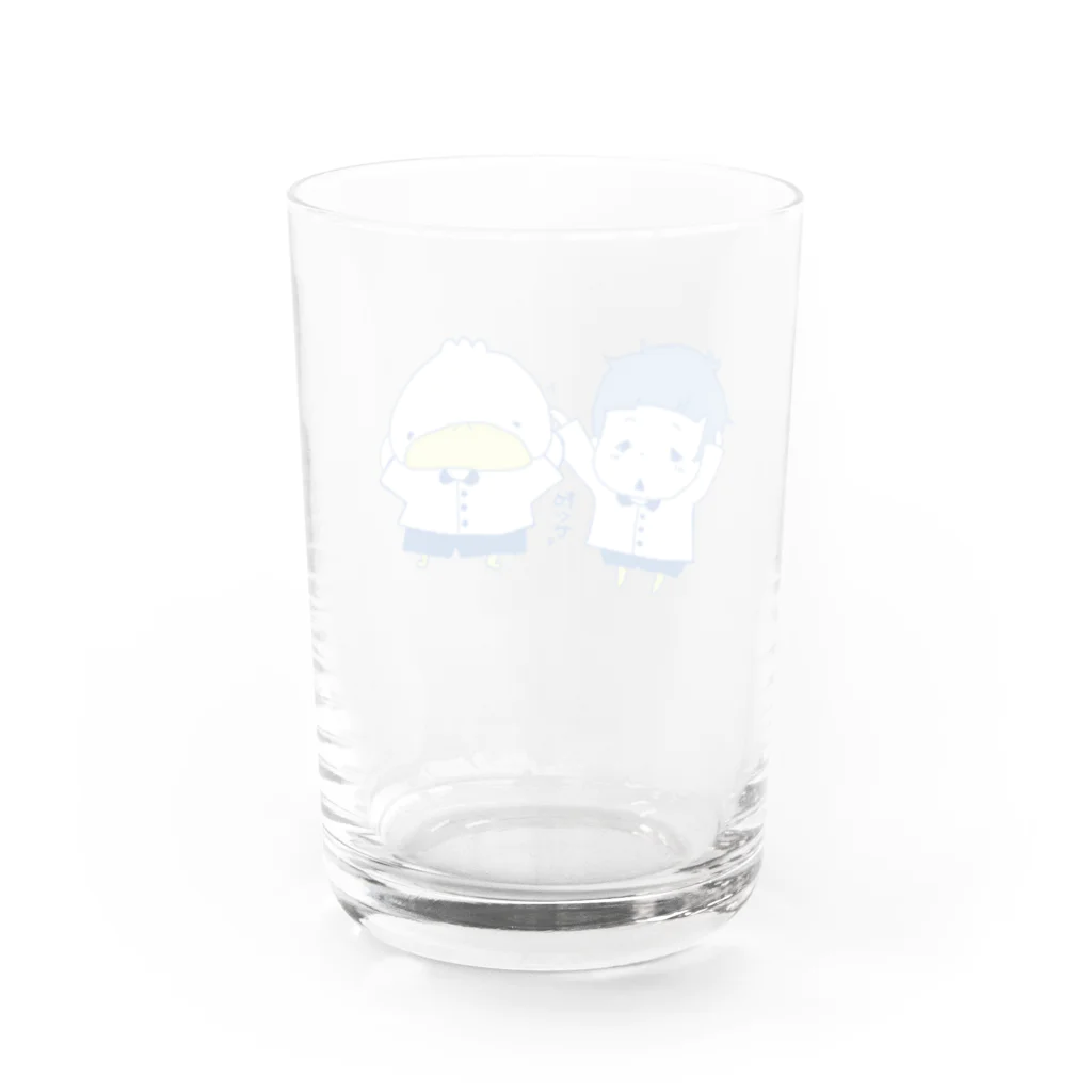 雑貨屋のオソラさんのすがもんの朝はねぐせ直しから Water Glass :back