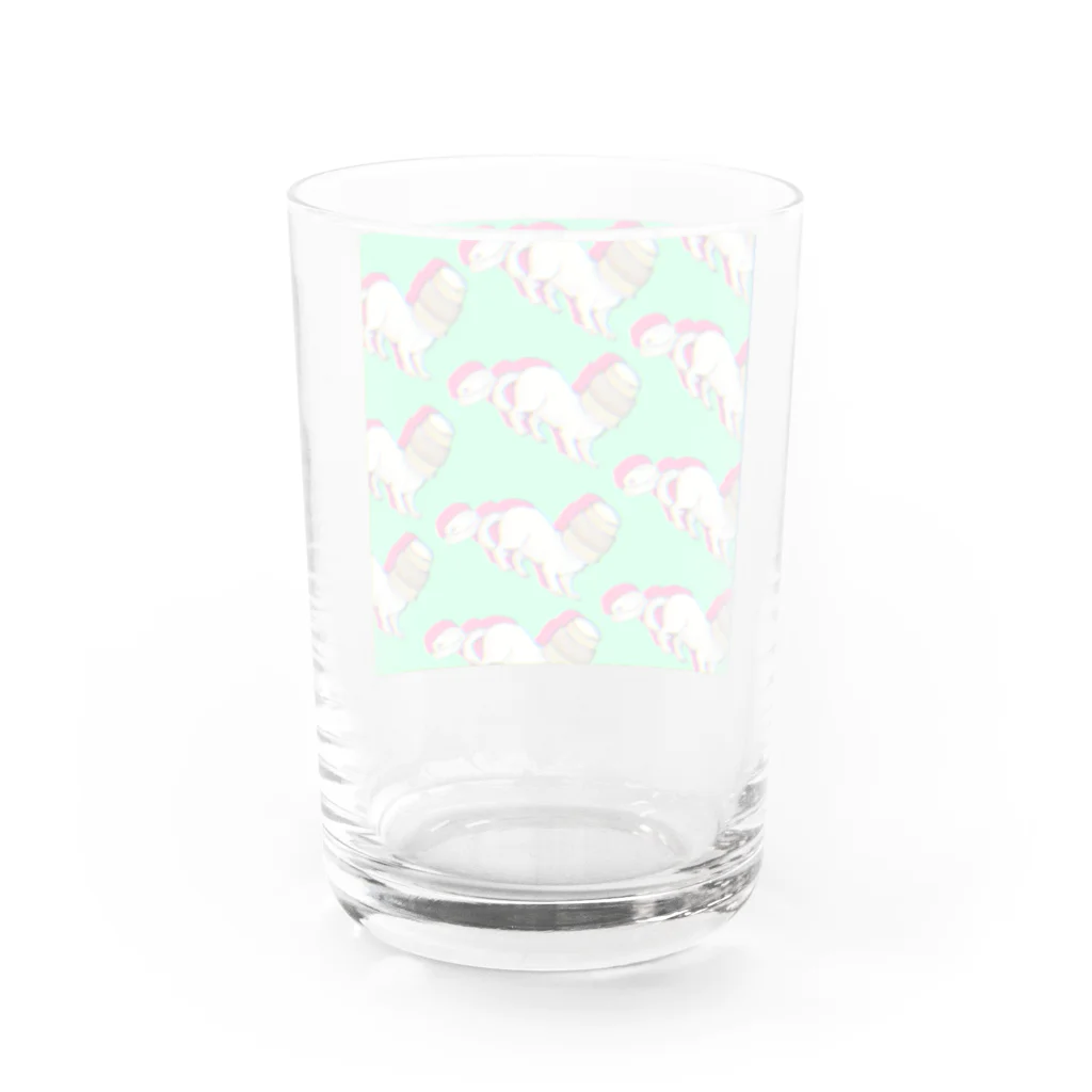 エキゾチック⭐︎商店のレトロエキゾチック Water Glass :back