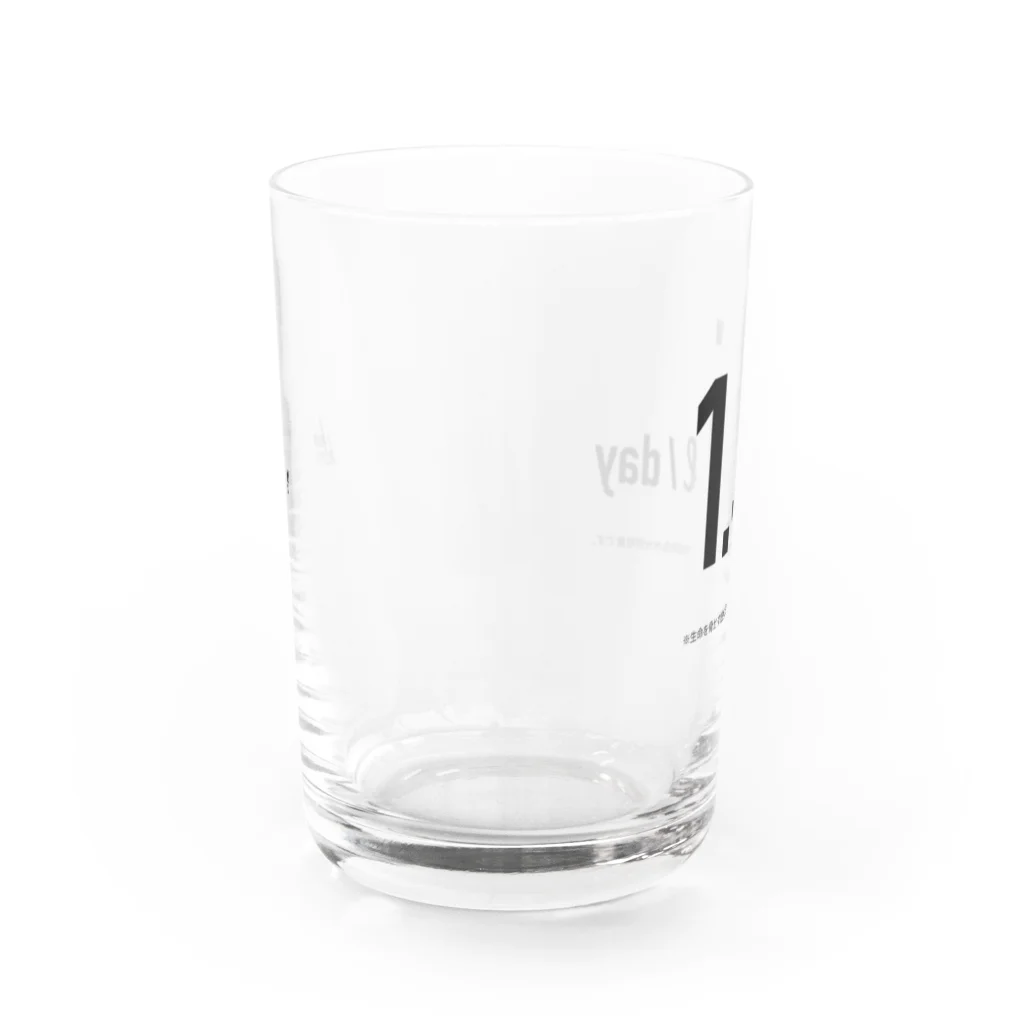 kimooykimooyのInfo_シリーズ / 水摂取量コップ Water Glass :back