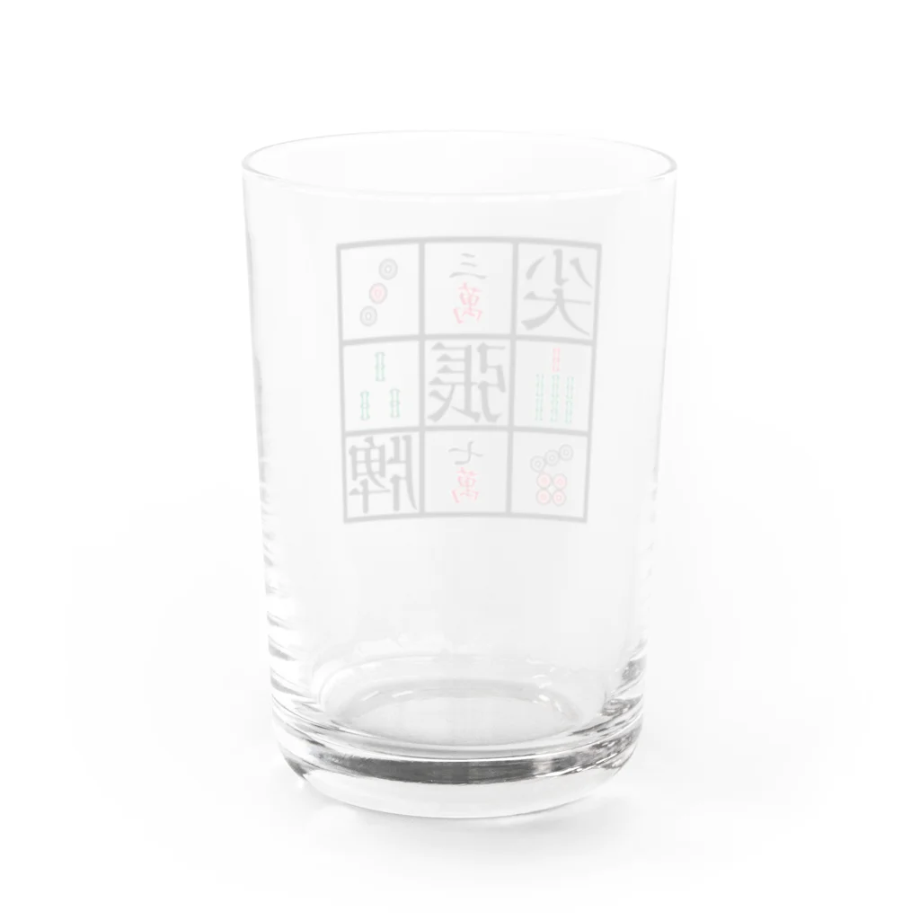 悪鬼流やさんの尖張牌の魅力 Water Glass :back