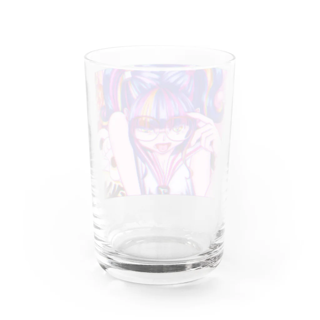 モダンラヂオの【昭和ヤンキー少女】 Water Glass :back