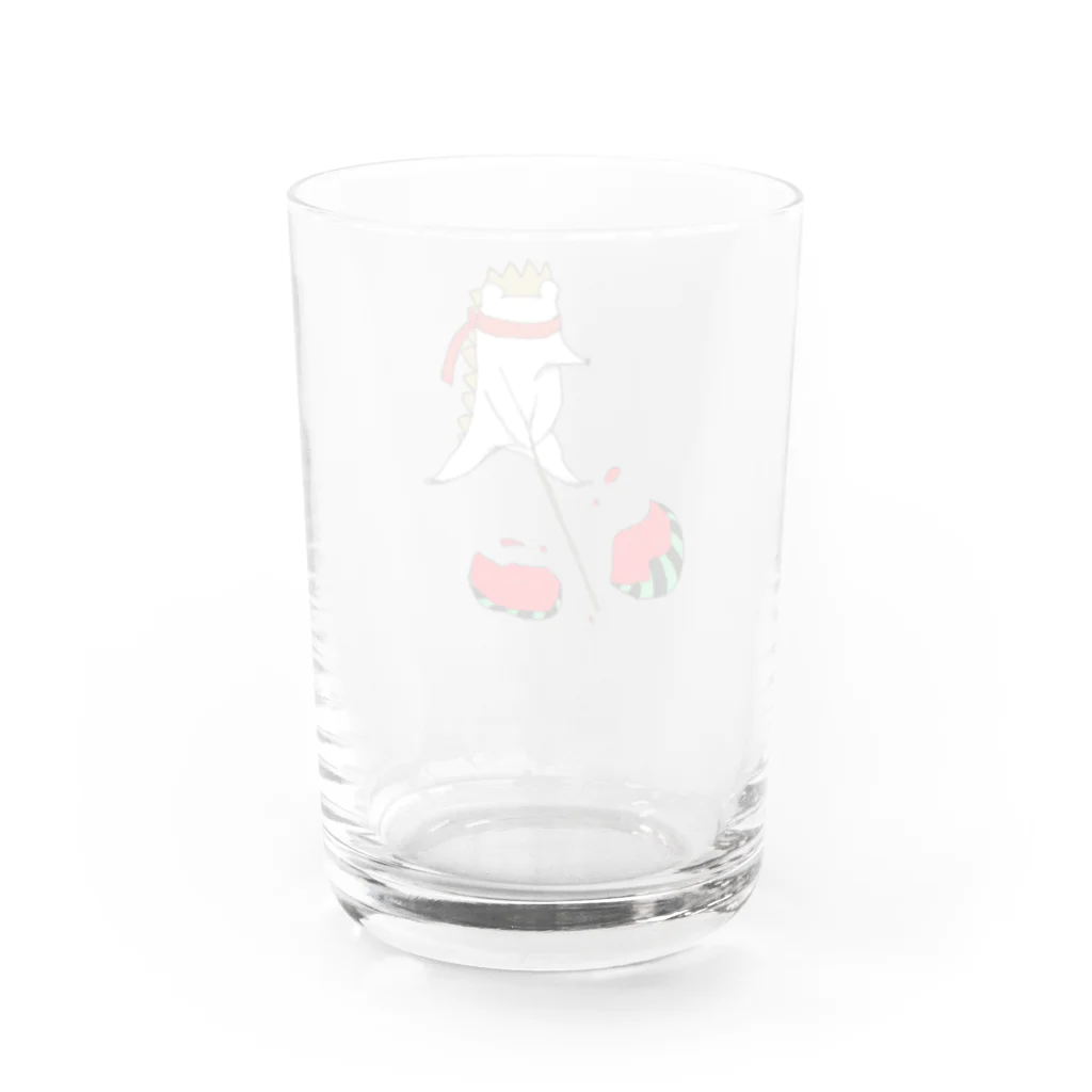 usagi-cuteのスイカ割りはスポーツです。 Water Glass :back