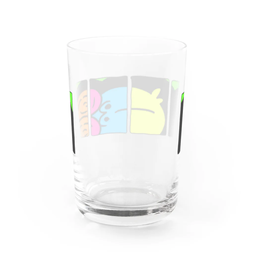 たんたんたぬの商店のゴリゴリゴリラ🦍 Water Glass :back