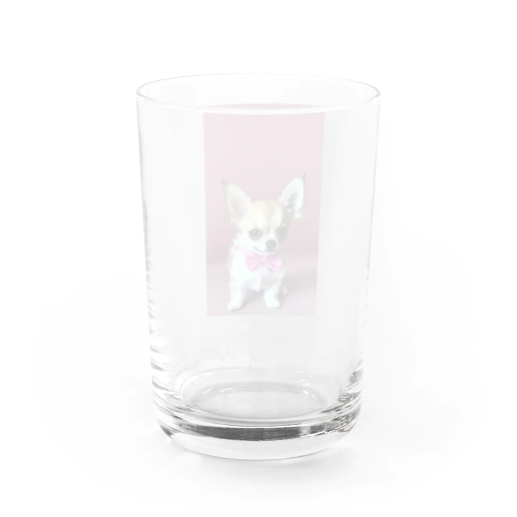 ryuonji87のかわいいチーくん Water Glass :back