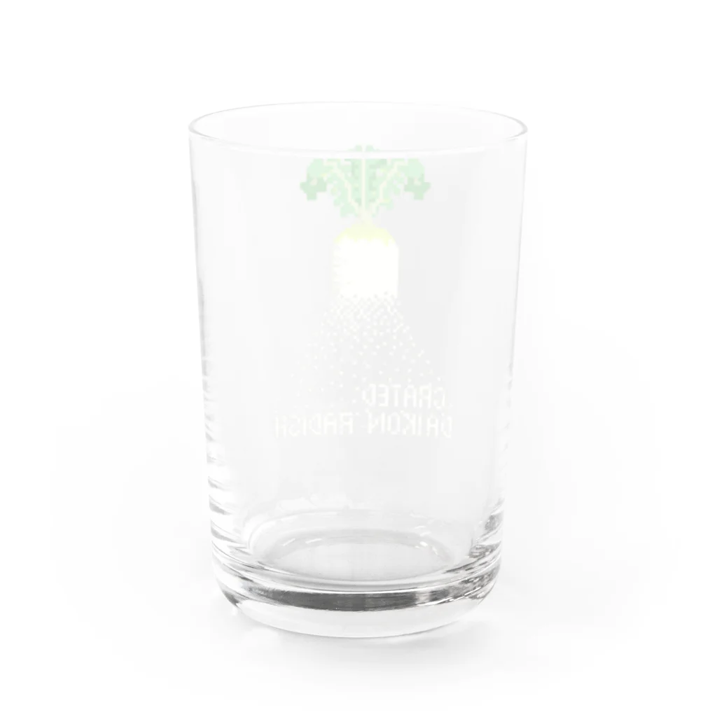 くいなの母のドット大根おろし Water Glass :back