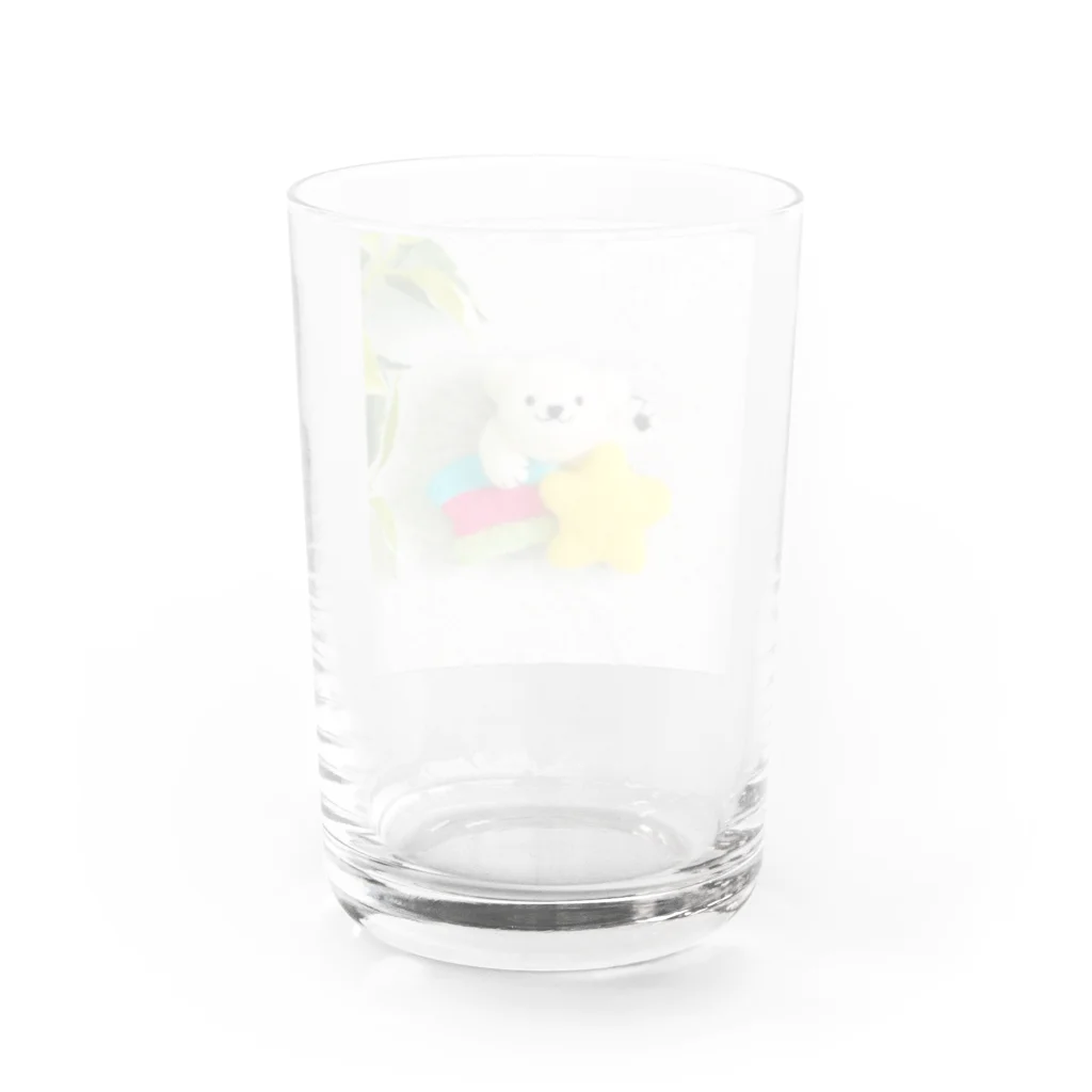 kumamia（くまみあ）のひょっこり！流れ星 Water Glass :back