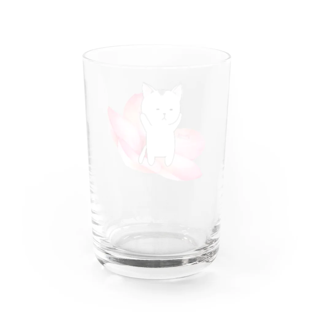 まるまろにゃんずのまるまろにゃんず Water Glass :back