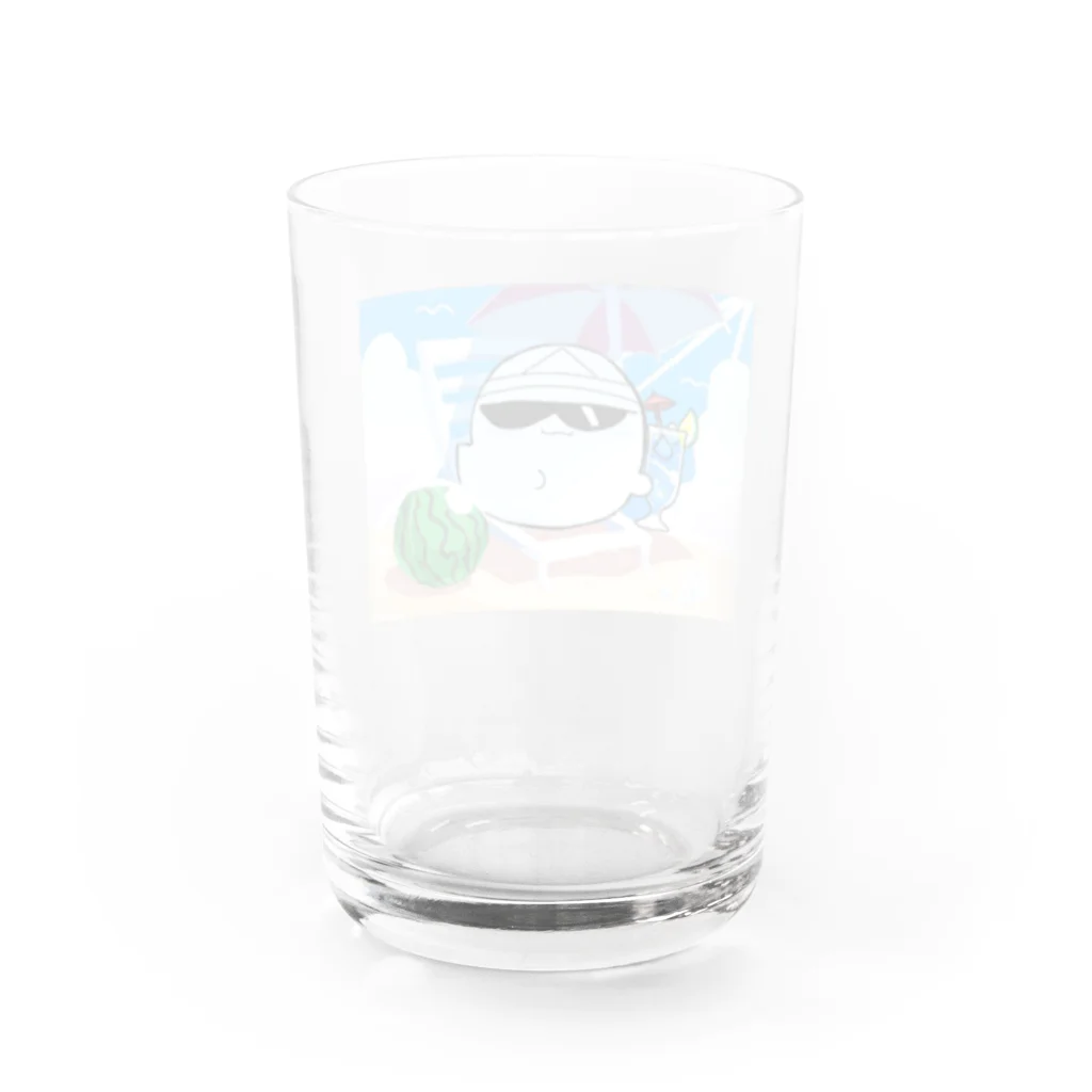 ながしめおばけのながしめおばけ Water Glass :back