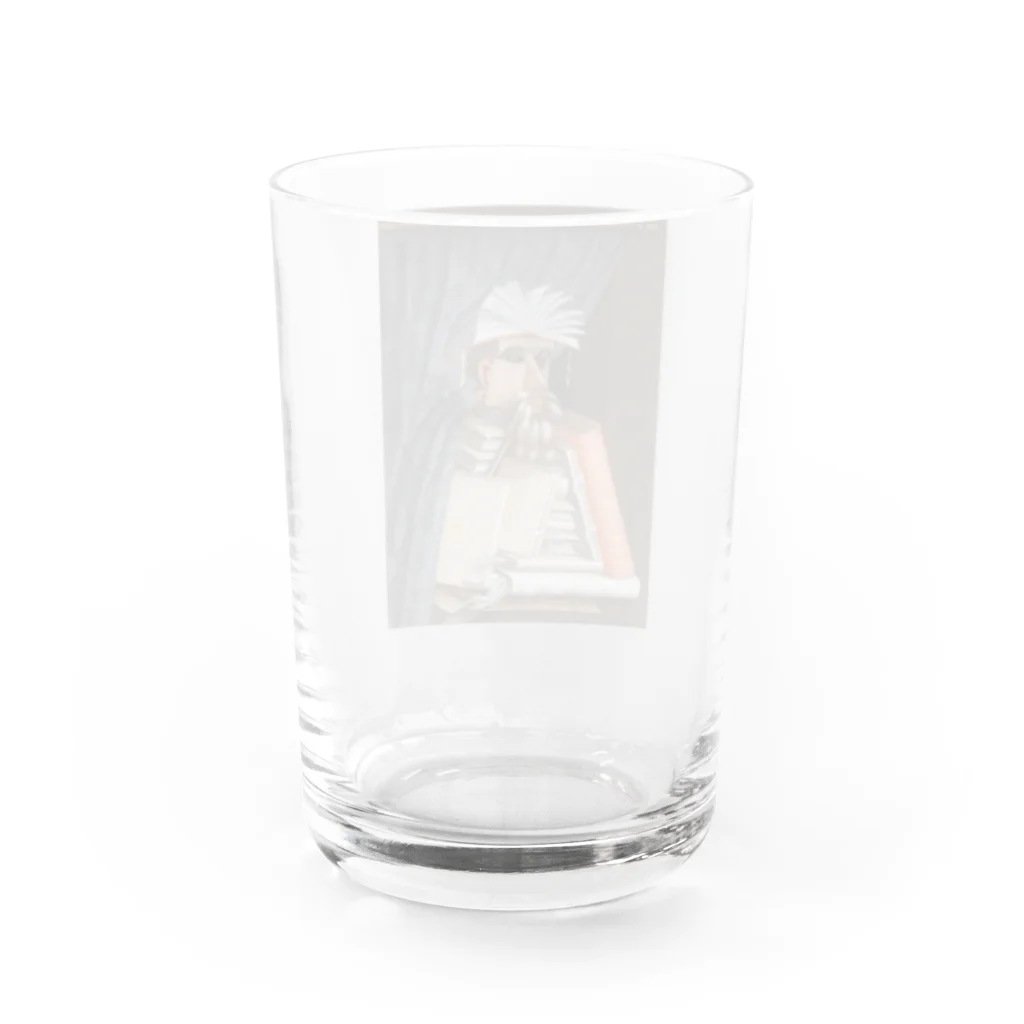 世界美術商店の司書 / The Librarian Water Glass :back