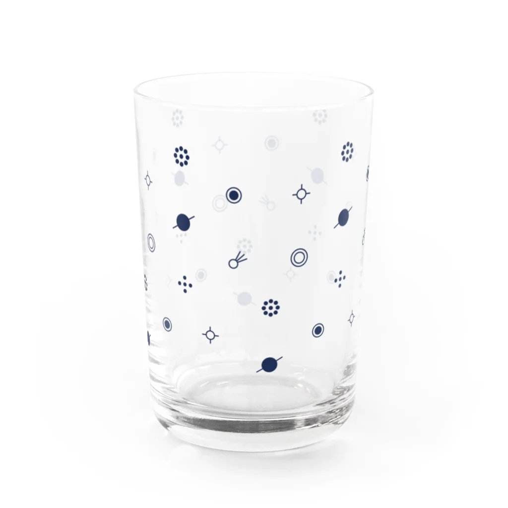 epistulaの天文学記号グラス -Navy- Water Glass :back