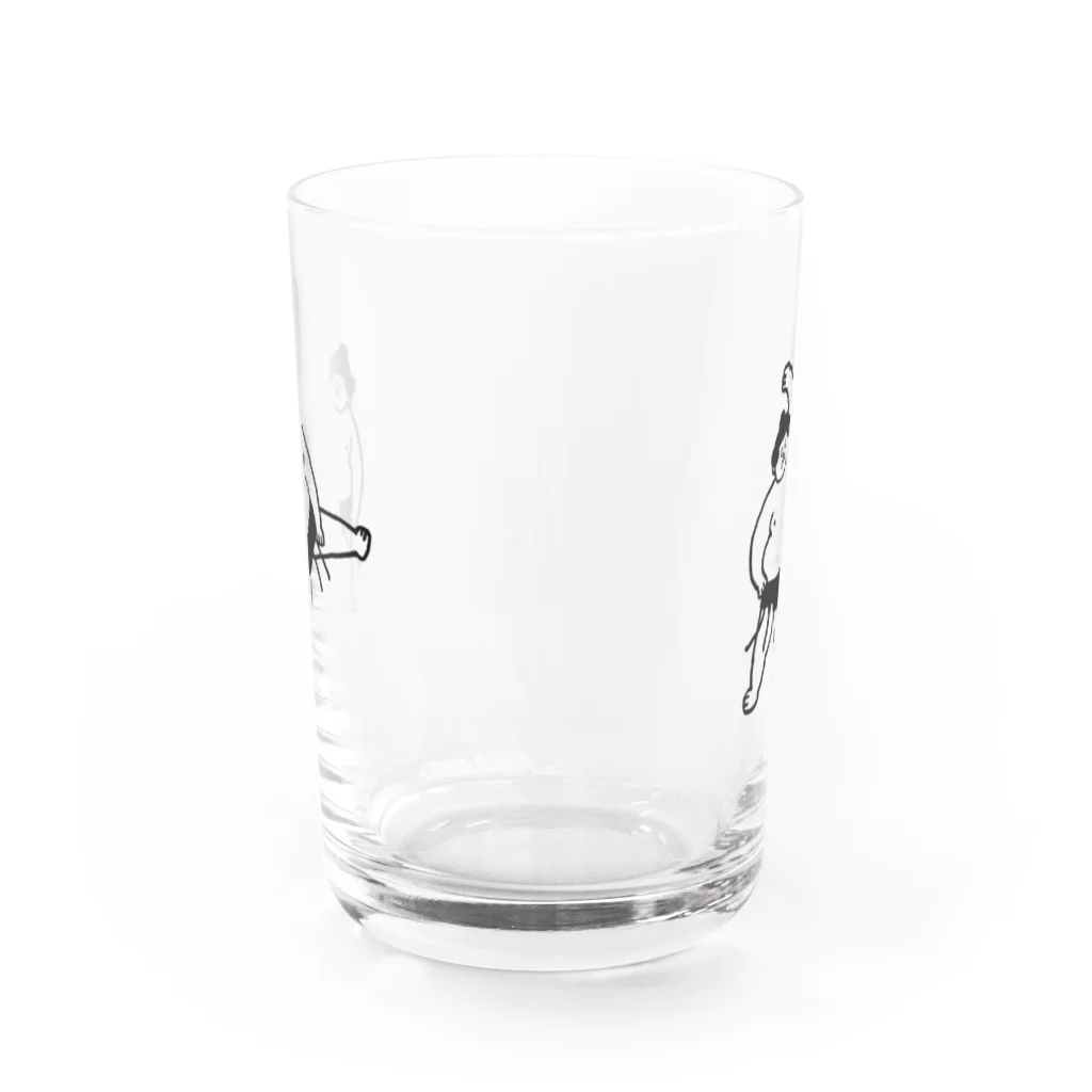 おはぎやまストアのおはぎやまグラス たいそう Water Glass :back