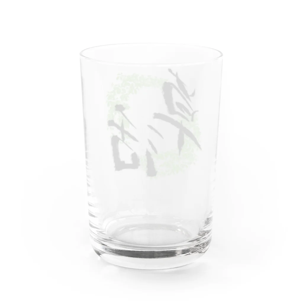 YASUPLANTS&AQUAの草活 Water Glass :back