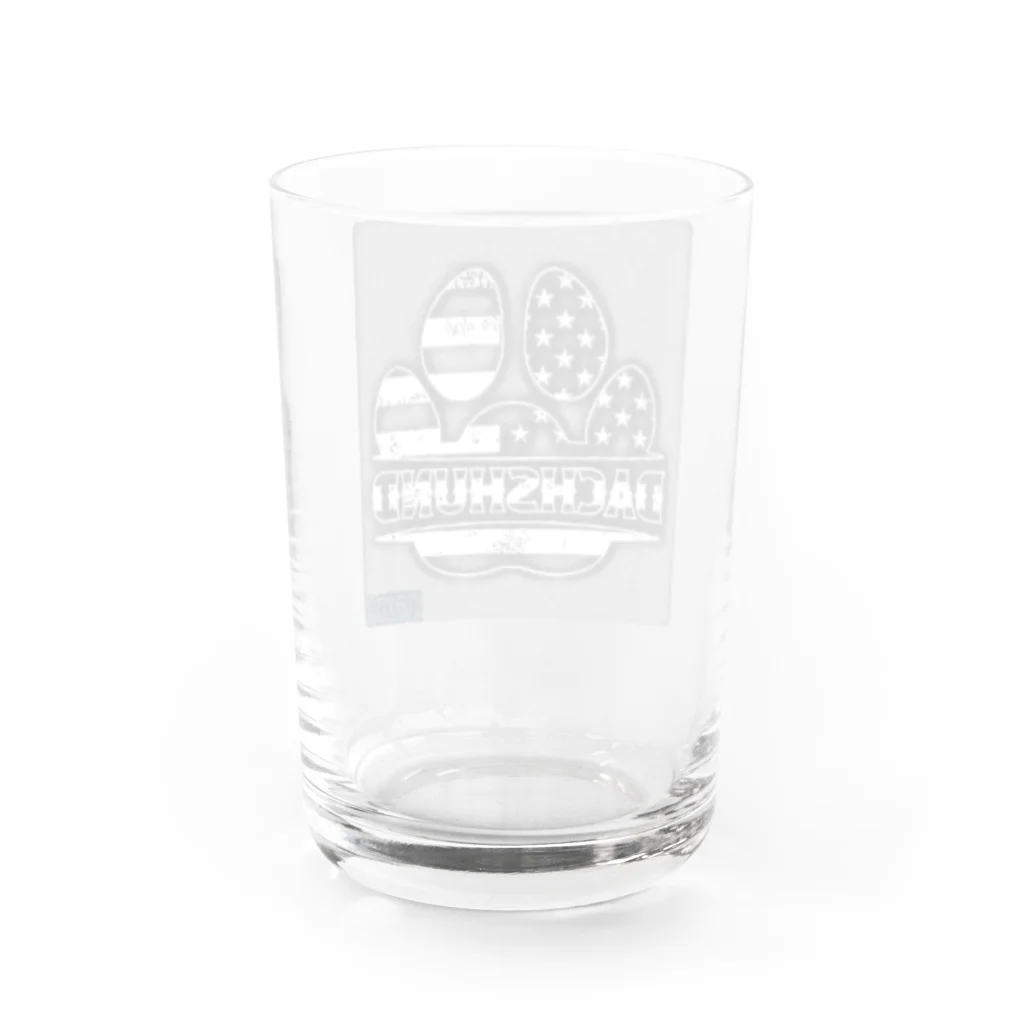 ドッグハウスベティのダックス・アメリカン Water Glass :back