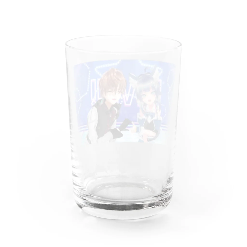 かわよ喫茶なめのニチカわよきグッズ Water Glass :back