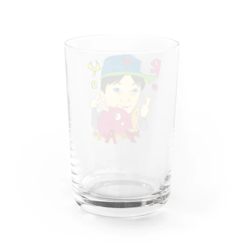 ずっこけJAPANのラーメン屋さんと乾杯シリーズ【よこ田さん】 Water Glass :back