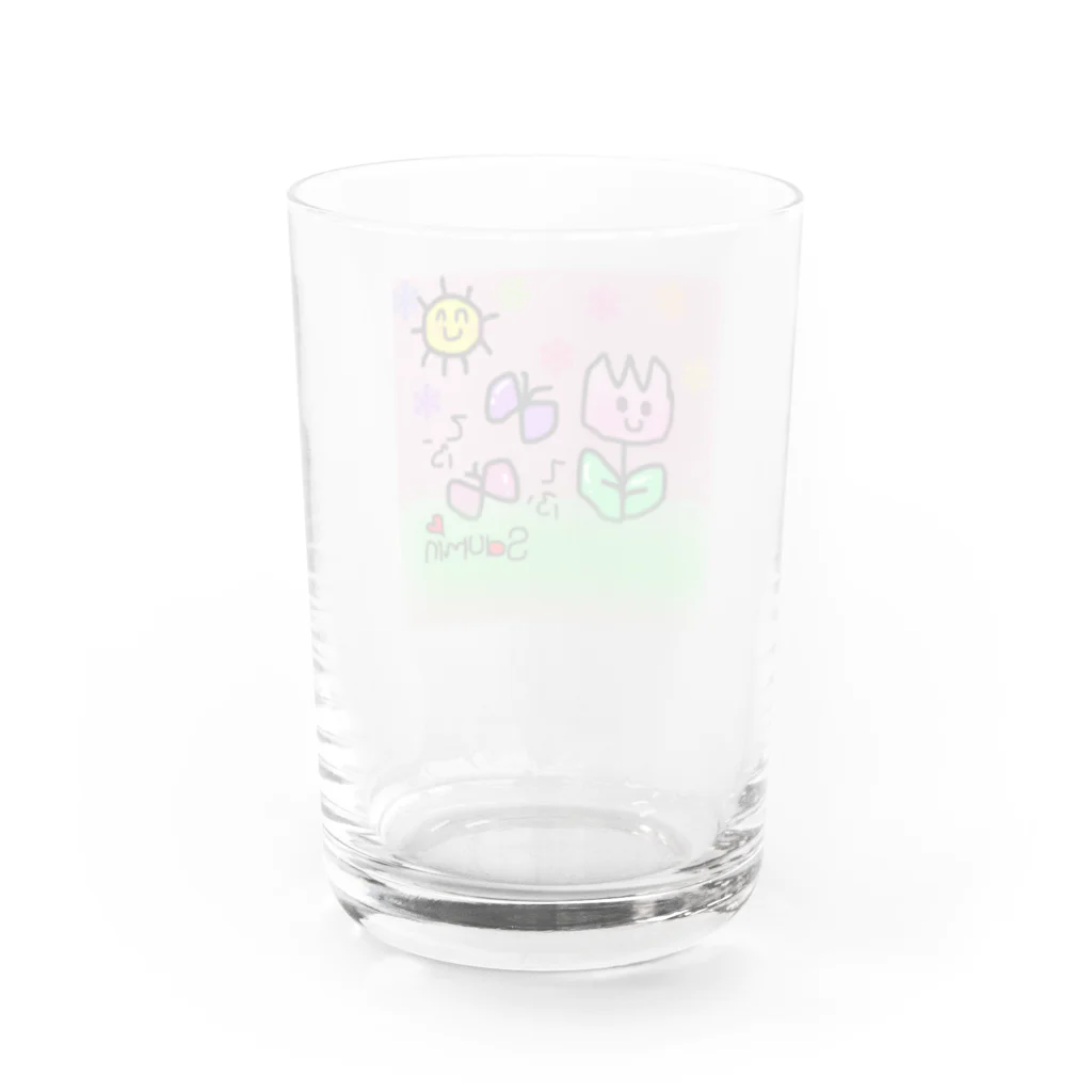 さうみん©のてふてふさうみん Water Glass :back