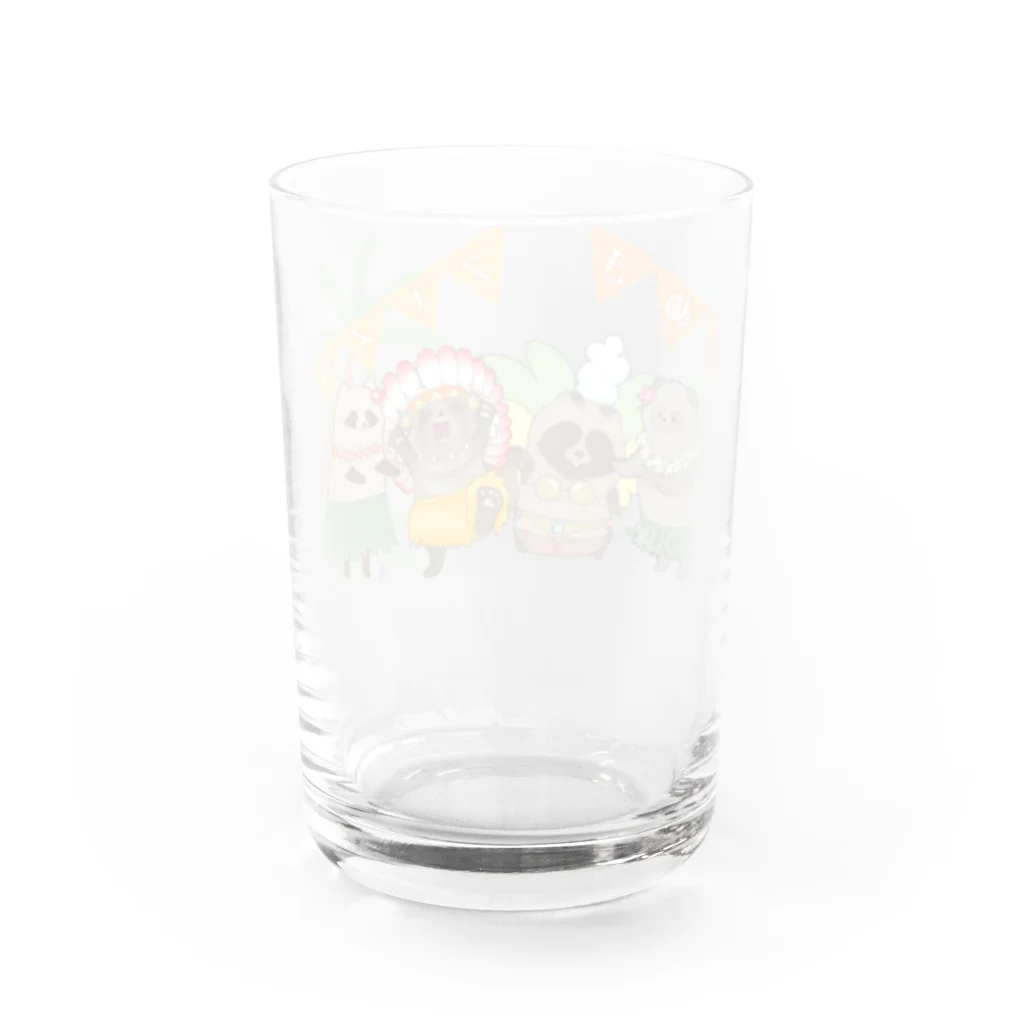 たぬきフェスタのたぬきフェスタグッズ Water Glass :back