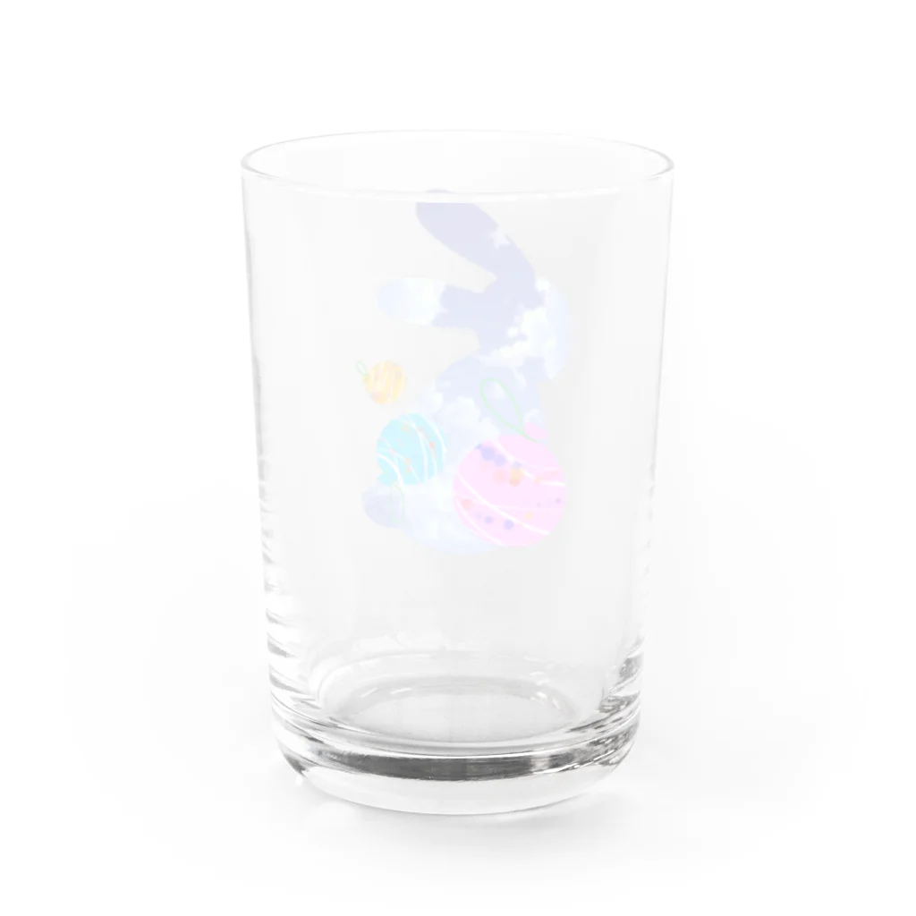 Rabbitflowerの夏の思い出 Water Glass :back