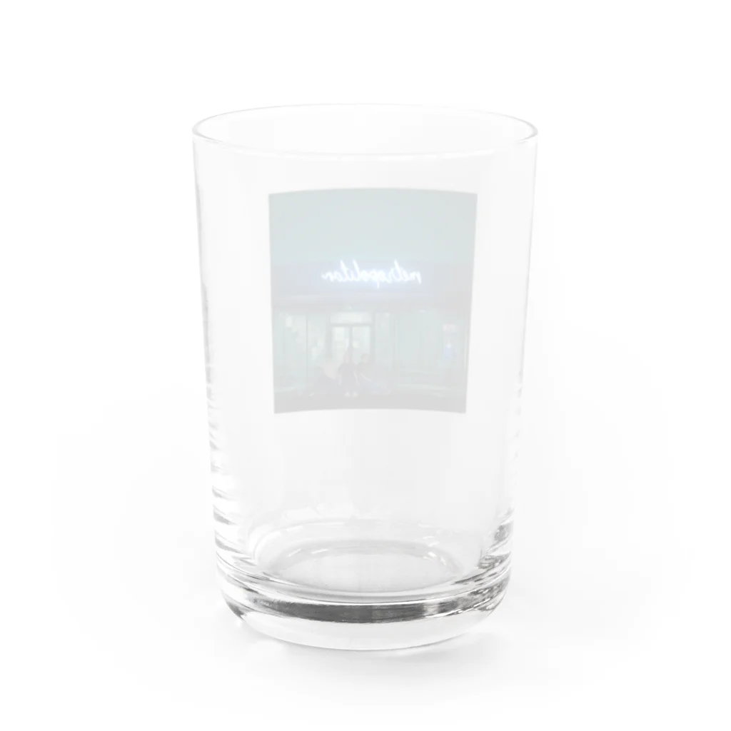 nirgilis_official_shopのニルギリス「metropolitan」公式グッズ　グラス Water Glass :back