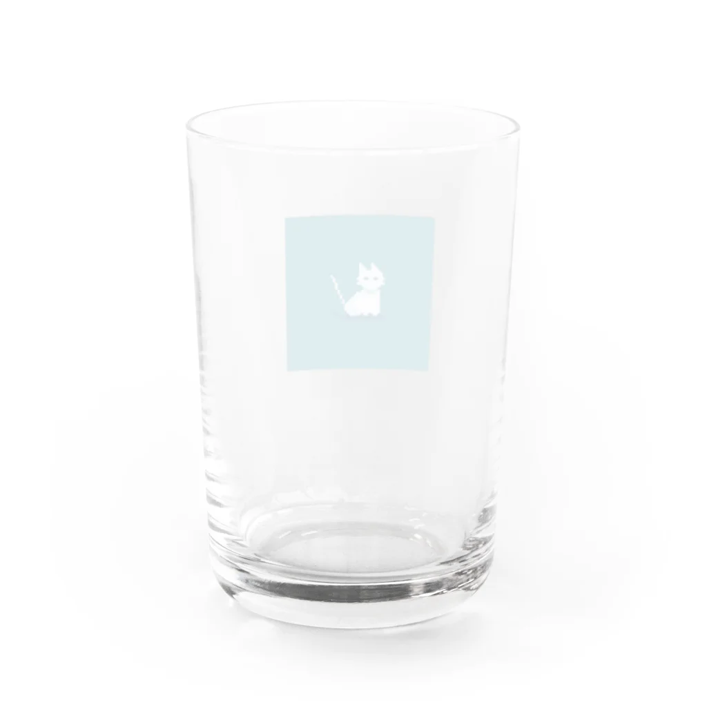 かにたろうのしろねこ Water Glass :back