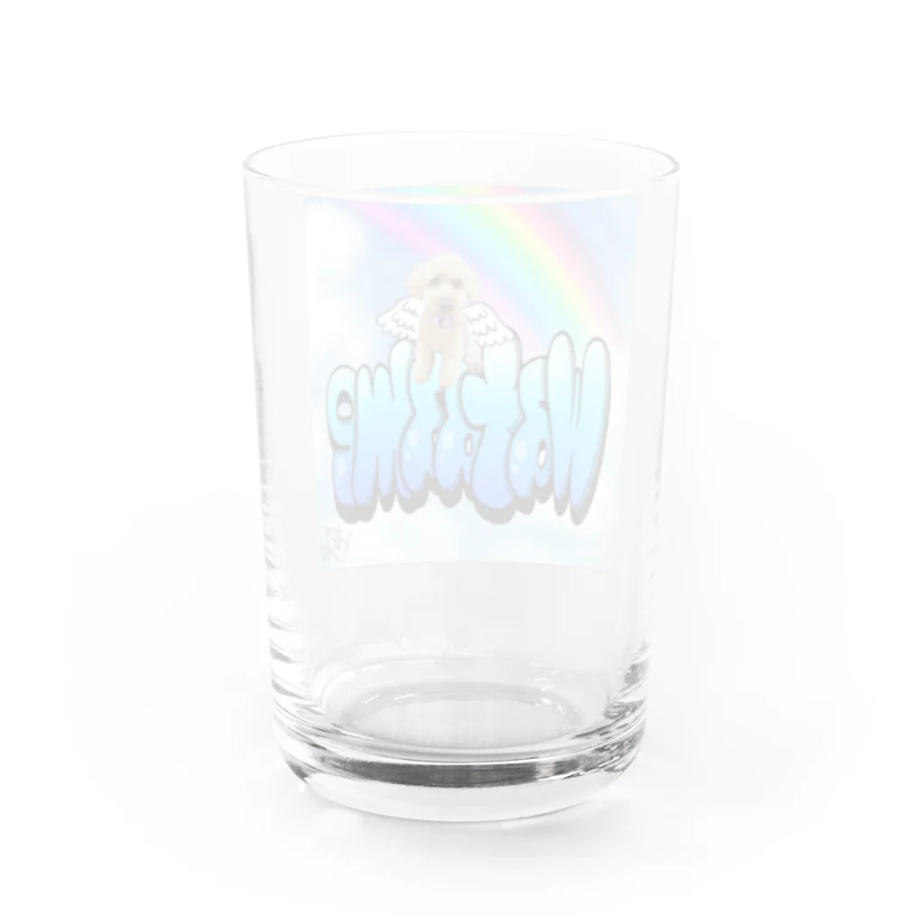 HARU.RINA_artのWataameちゃんと一緒♥ Water Glass :back