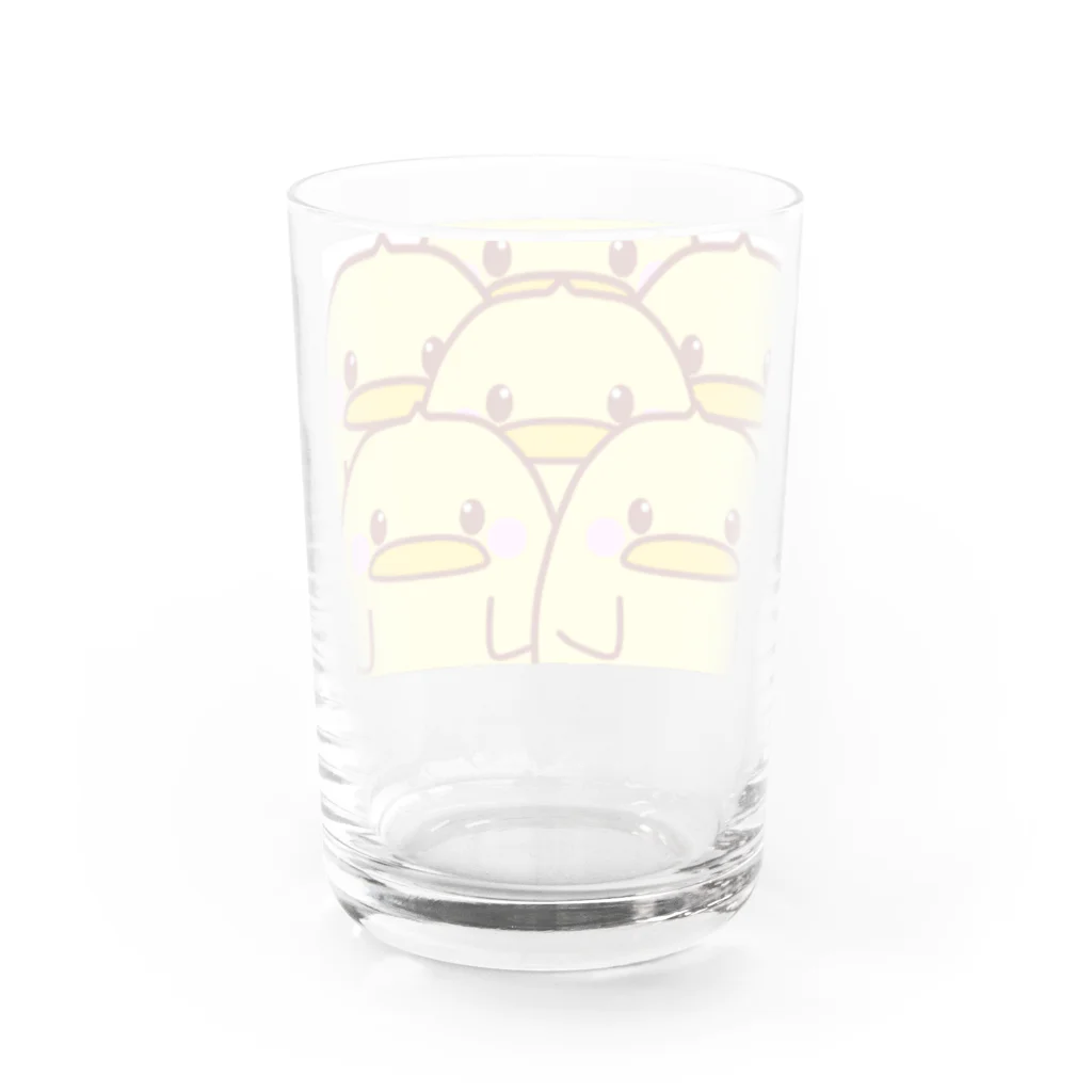 天十里SHOPのひよこがいっぱい Water Glass :back