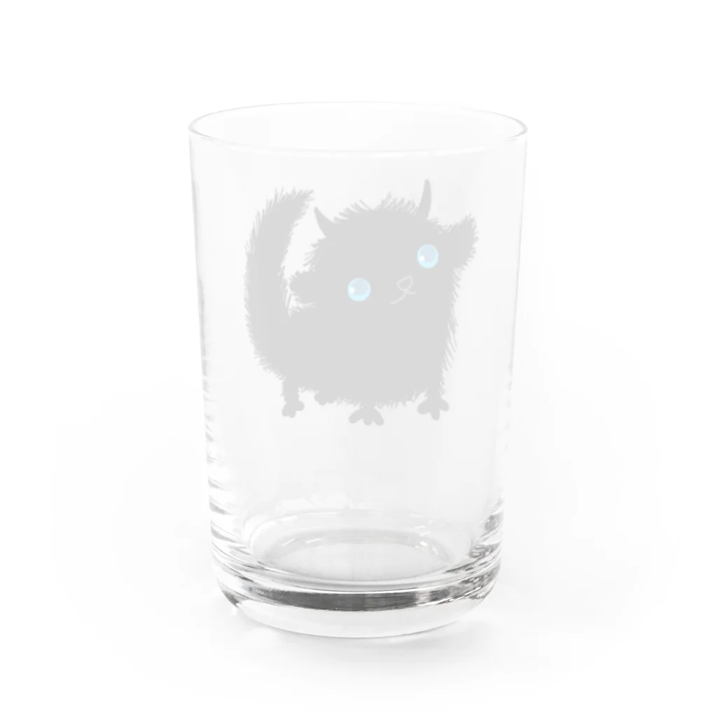 のほほん屋の山犬のモプ Water Glass :back