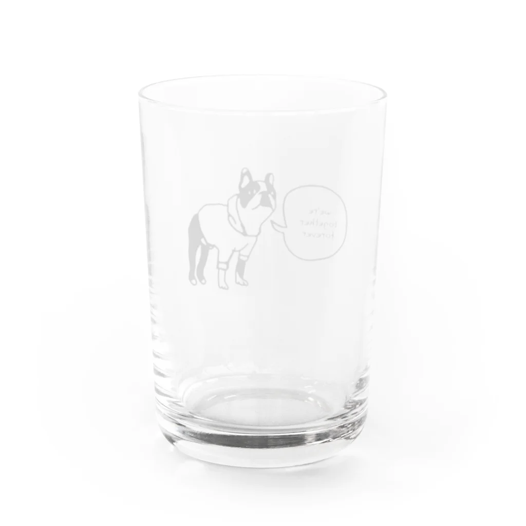 Hamtto のずっと一緒だよ Water Glass :back