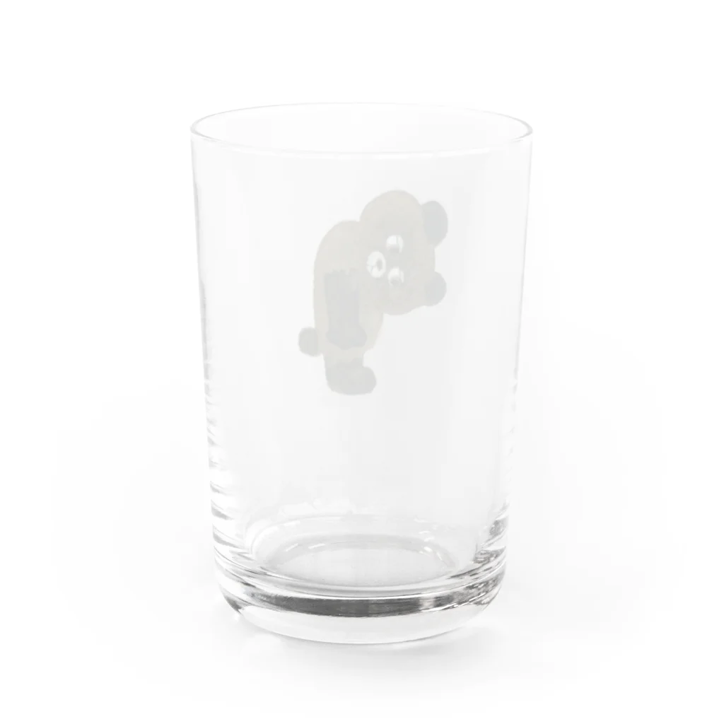 サイドメニューのしょんぼりくま Water Glass :back