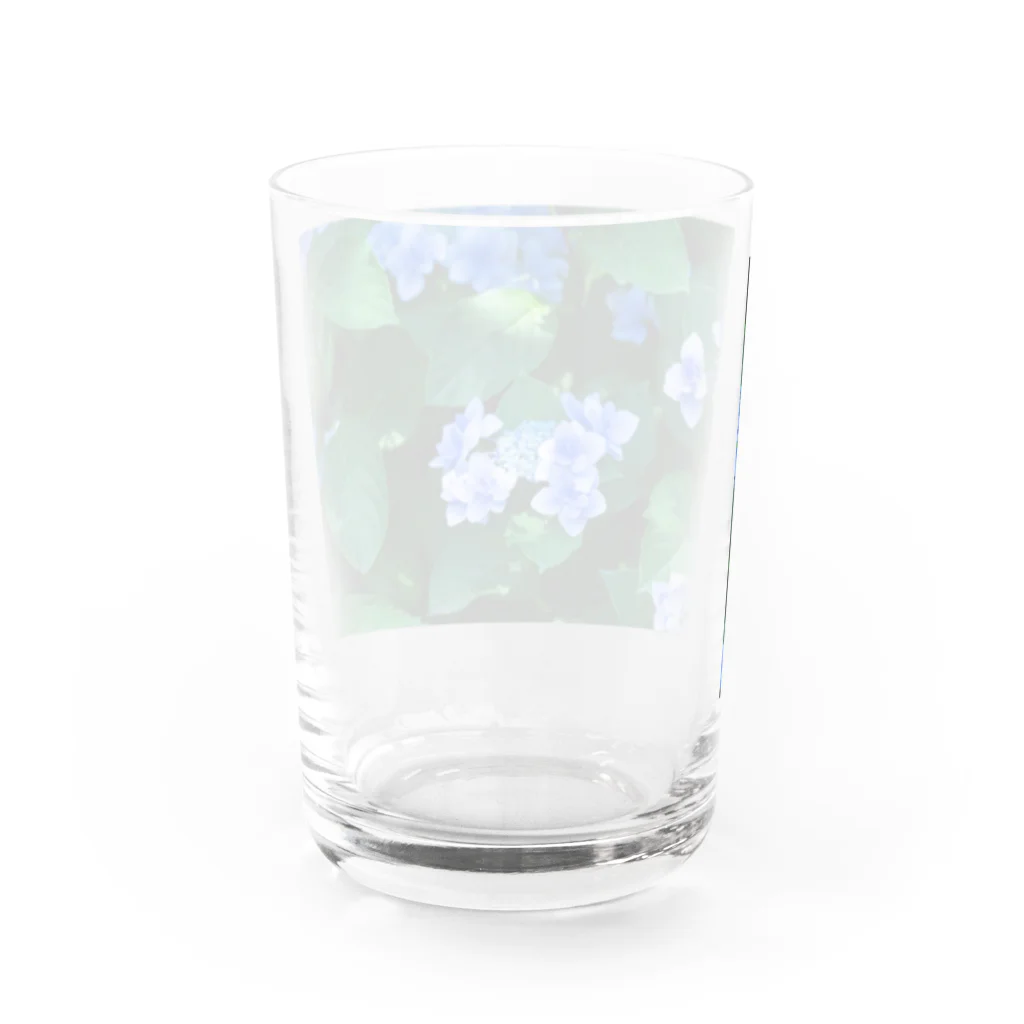 akane_art（茜音工房）の癒しの風景（アジサイ） Water Glass :back