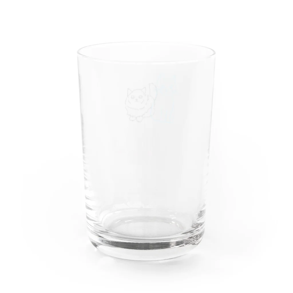 くみこワールド🌎のねこ Water Glass :back